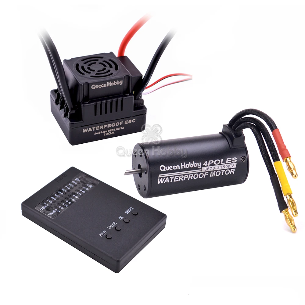 brushless motor and esc combo for rock crawler