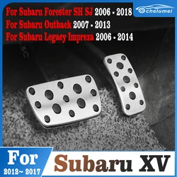 Style de voiture Voiture De Frein Carburant Repose pieds Pédales Couverture Pour Subaru XV 12 17 Forester SH SJ 06 18 Outback 07 13 Héritage Impreza 06 14 