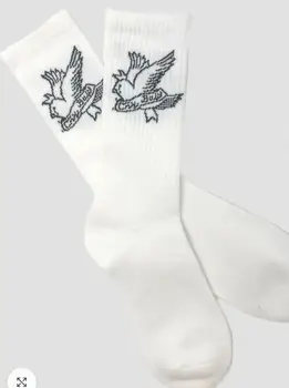 

Lil Peep Socks 90% Cotton Lil Peep Youth Socks Casual Letter Wild Neutral / Male Female Adult One Size High Quality White Crew