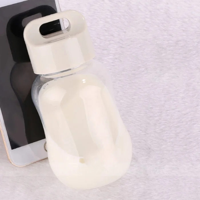 2 Pcs Mini Water Bottle 200ml Portable Cute for Children Students Sports Outdoor ZJ55
