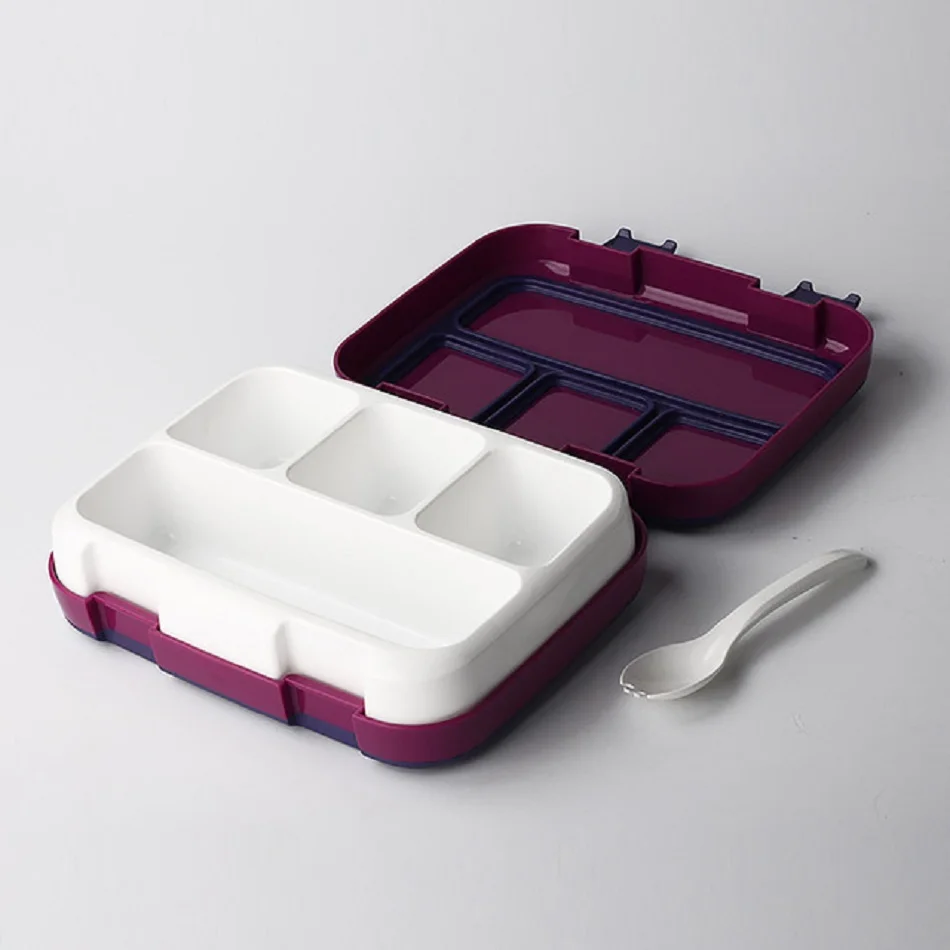 GESEW BPA Бесплатный Ланч-бокс для детей с отсеком Microwavable мультфильм Bento коробка Герметичный пищевой контейнер ланчбокс для пикника