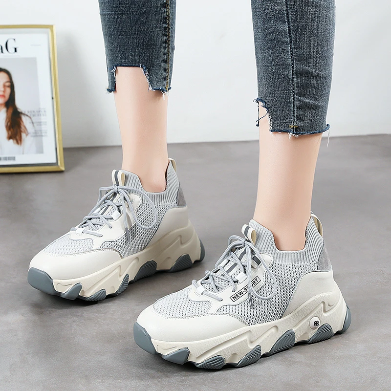 trendy chunky sneakers