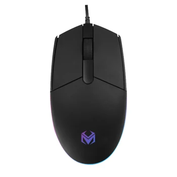 

MIxIE Wired Computer Mouse Silent Click LED Optical Mouse Gaming PC Laptop Notebook Computer Mouse Mice for Office Home