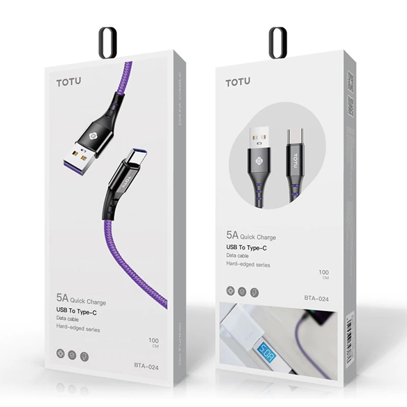 TOTU USB C к usb type C кабель для мобильного телефона или быстрой зарядки 4,0 PD 60 Вт Кабель для быстрой зарядки телефона