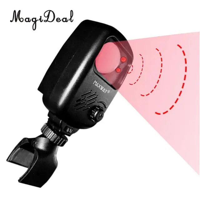 US $14.96 Carp Fishing Infrared Sensor Alarm Sound Alarm Wireless Motion Detector Bite Alarms Camping Hunting