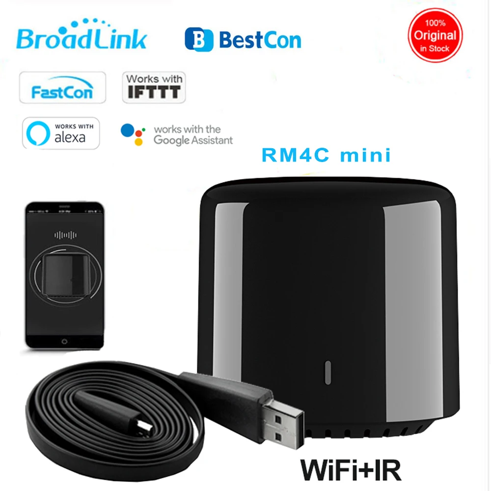 Оригинальный Broadlink BestCon Rm4C мини смарт домашней автоматизации WiFi ИК Универсальный