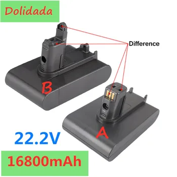 

(Type A/B) 22.2V 16800mAh Li-ion Vacuum Battery for Dyson DC35, DC45 DC31, DC34, DC44, DC31 Animal, DC35 Animal,917083-01