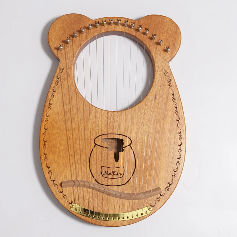 Lyre Harp 10 16 19 String Harp Mahogany Body Lyra Instrument
