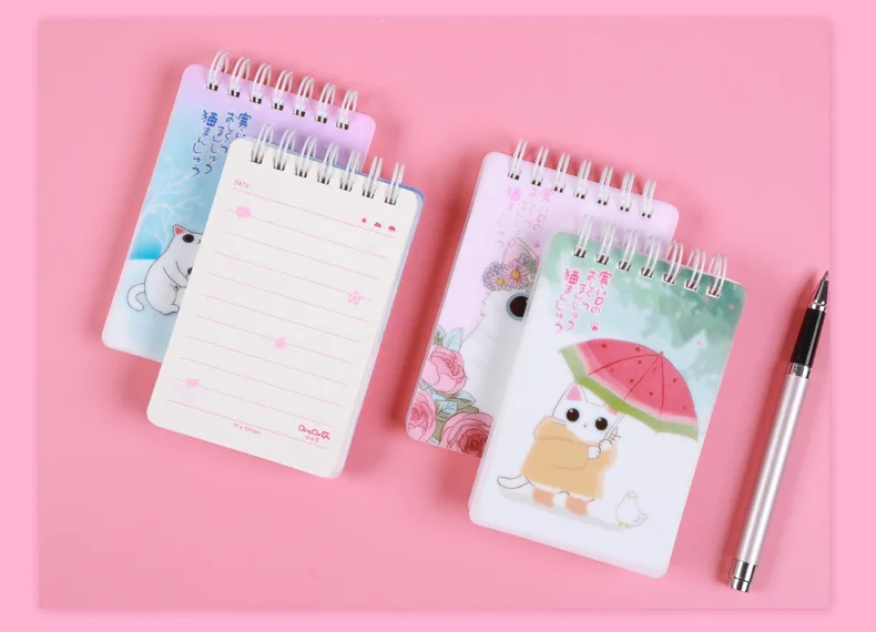 Ding dong tu Mini notebook A7 Coil notebook Tearable креативный ноутбук канцелярская книга словарь