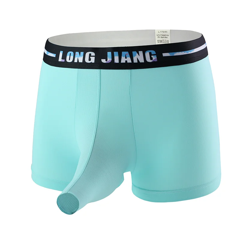 

Soft Boxers Sexy Solid Nylon Elephant Nose Underwear Breathable Men Underpants Boxers Shorts Cuecas Boxershorts Trunks