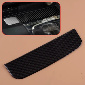 

beler Carbon Fiber Texture Console Storage Box Decor Trim Cover fit for Ford Mustang 2015 2016 2017 2018 2019