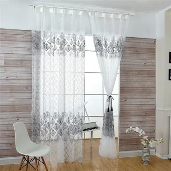 

Wear Rod Branch Plum Offset Flora Printed Window Screen CurtainLiving Room Curtain Free Shipping Crossover