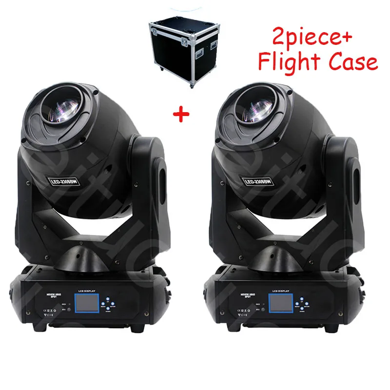 2 шт./лот)+ F светильник чехол 230 Вт Led Mving Head Точечный светильник фирмы "DMX" Gobo Светодиодный точечный светильник стробоскоп светильник моющийся Вращающийся Dj Свадебный концертный
