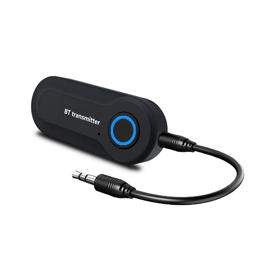 

Durable Bluetooth ABS For TV Black Accessories Computer Wired USB Power 3.5mm Audio Transmitter
