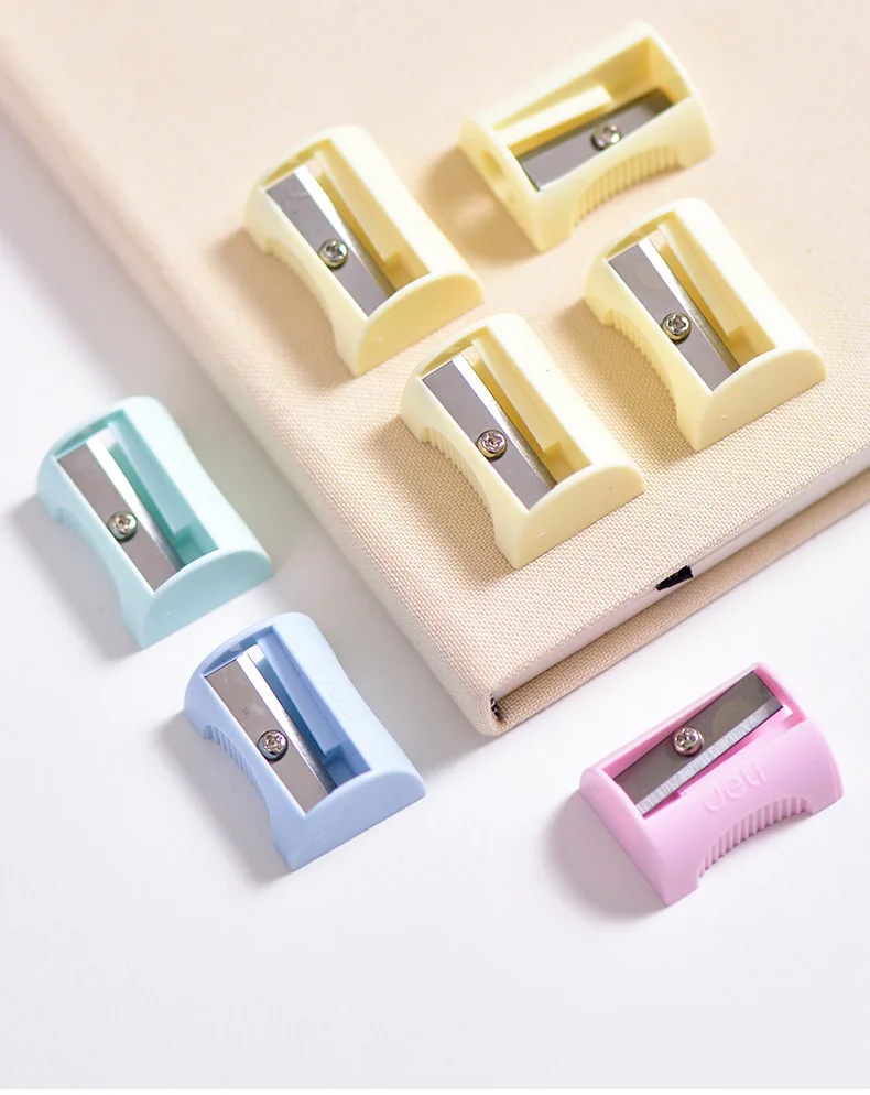 Deli Pencil Sharpener 0531 Pencil Sharpener Students Stationery juan bi qi Pencil Shapper Kindergarten Small Pencil Sharpener
