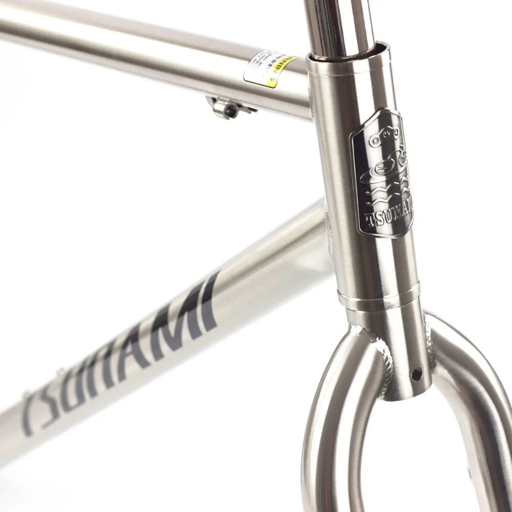 Reynolds 520 CR-MO сталь MTB велосипедная Рама с вилкой 27," 650B Классическая Серебряная Щетка 15,5" 1" 18,5" Рамка высокое качество