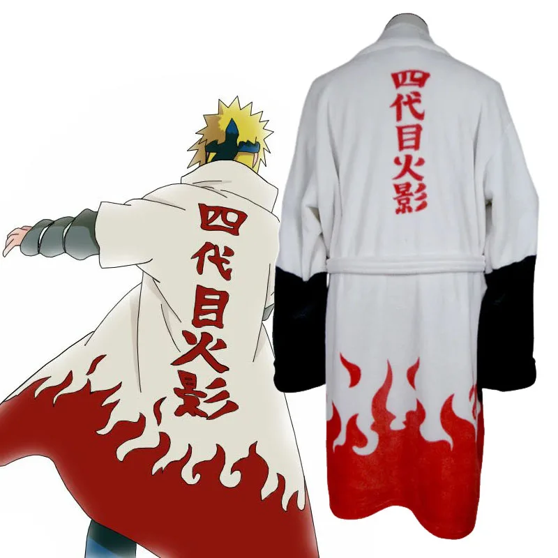 Anime Akatsuki Bathrobe Cosplay Hokage 4th 7th Namikaze 2021 Nightgown