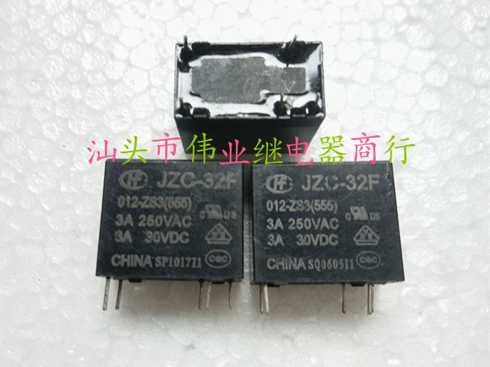 Реле 5 unids/lote JZC-32F 012-ZS 5-контактное HF32F 012-ZS jzc hf32f g 012 hs реле 12v10a 4 pin