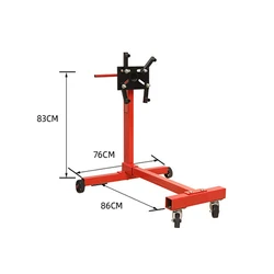 HWD 611 suporte da aleta do motor universal rotativa ferramenta de reparo mesa flip frame suporte do motor suporte manutenção da aleta 1000lbs