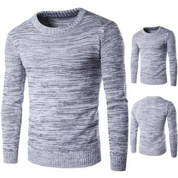 

2019 New Style Men Knitwear Sweaters Autumn Warm Pullovers Knitting Wool Fashion Design England Style Slim Casual Knitted