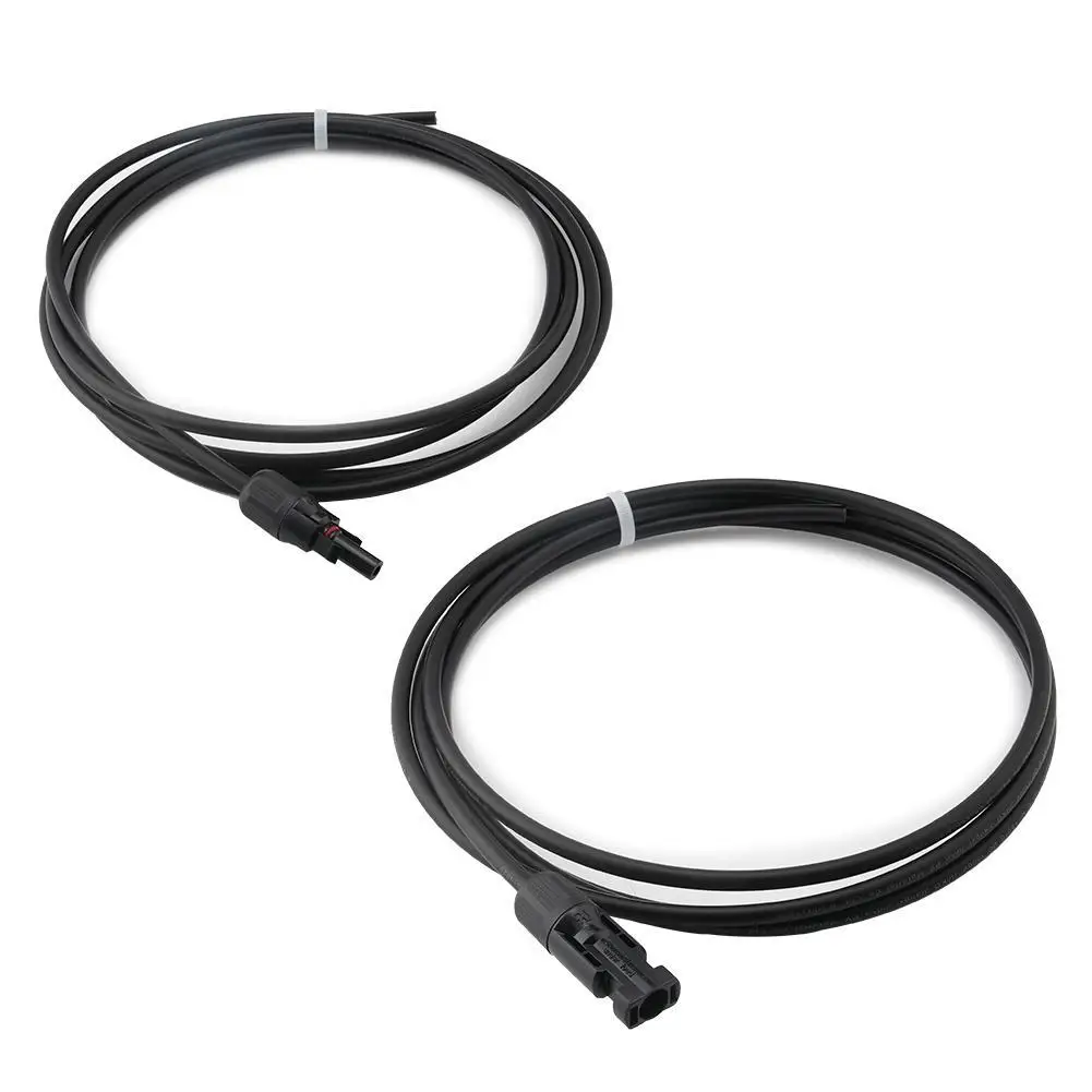 10FT 10AWG адаптер Комплект кабель для солнечных модулей с MC4 женский и мужской разъемы