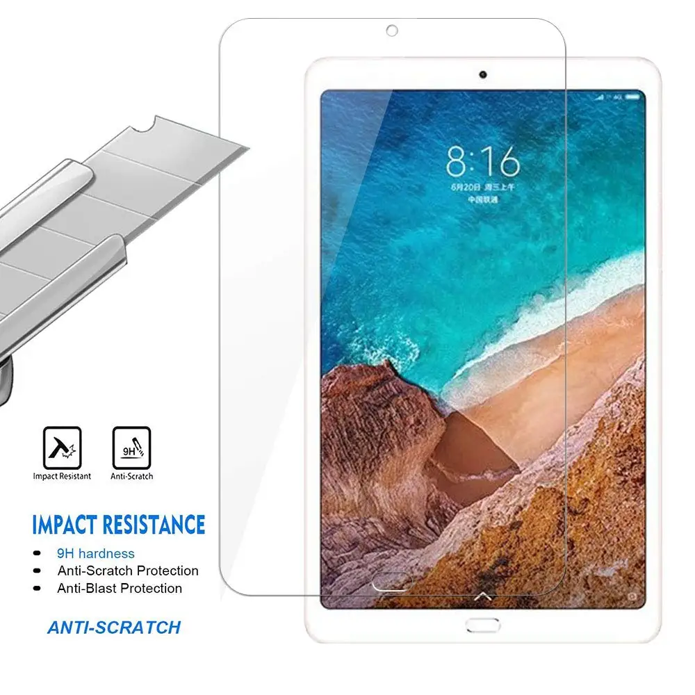 9H закаленное стекло для Xiaomi Mi Pad Mipad 4 8 0 дюймов Mipad4 Plus 10 1 2018 Защитная пленка экрана