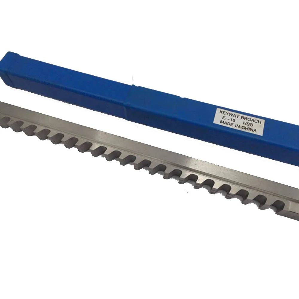 1PC 4mm B1 Push-Type Keyway Broache Metric Size HSS Keyway Cutting Tool for CNC
