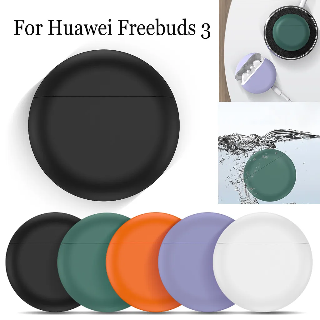 

For Huawei Freebuds 3 Wireless Charging Case Waterproof seamless seal Liquid Silicone Protective Skin
