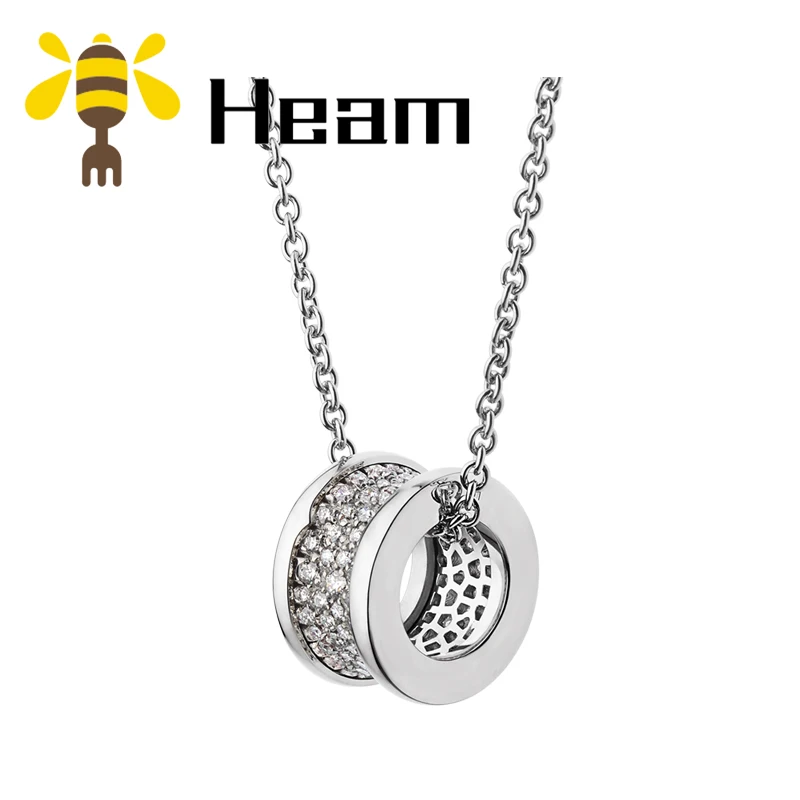 Heam,, высокое качество, Стерлинговое Серебро 925 пробы, болгарийское ожерелье для женщин, фирменный дизайн, розовое золото, модное ювелирное изделие, подарок для пары