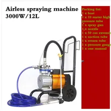 3000 Вт высокое давление безвоздушный распылительный станок безвоздушный распылитель высокого качества покрасочная машина