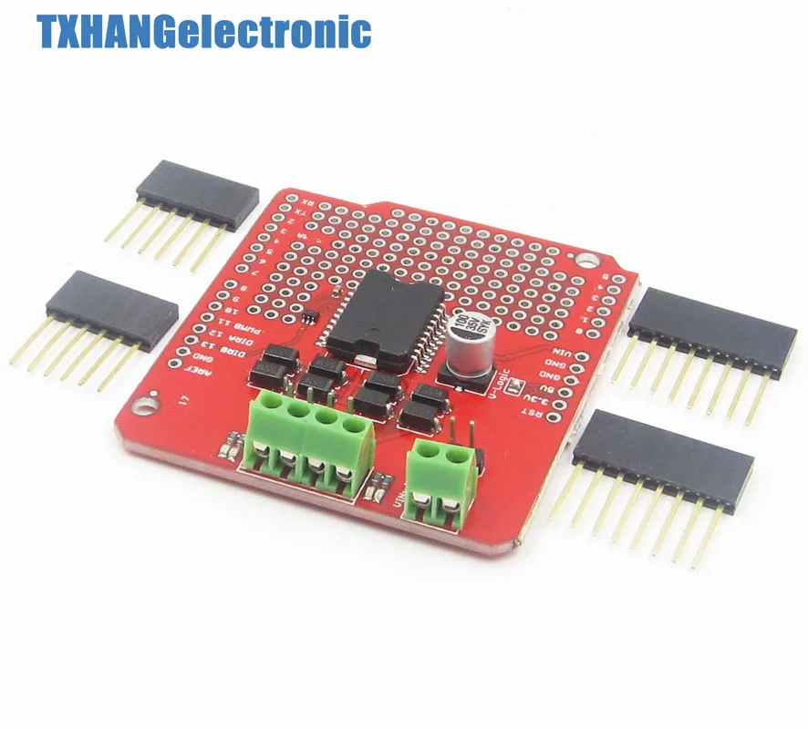 L298P Двухканальный драйвер двигателей щит DC epper платы для arduino uno | Электронные