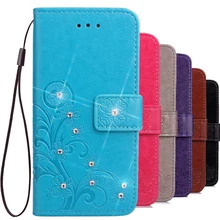 Кожаный чехол книжка с блестками для Samsung Galaxy S8 S9 S10 Plus S7 edge A10 A10e A10s