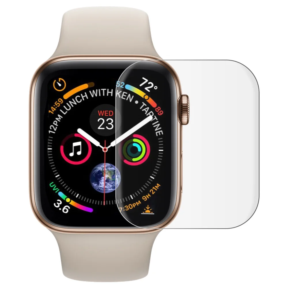 Защитное стекло для apple watch 5, 4 ремешка, 44 мм, 40 мм, iwatch, 42 мм, 38 мм, Взрывозащищенная пленка из закаленного стекла, apple watch 5 - Цвет: film