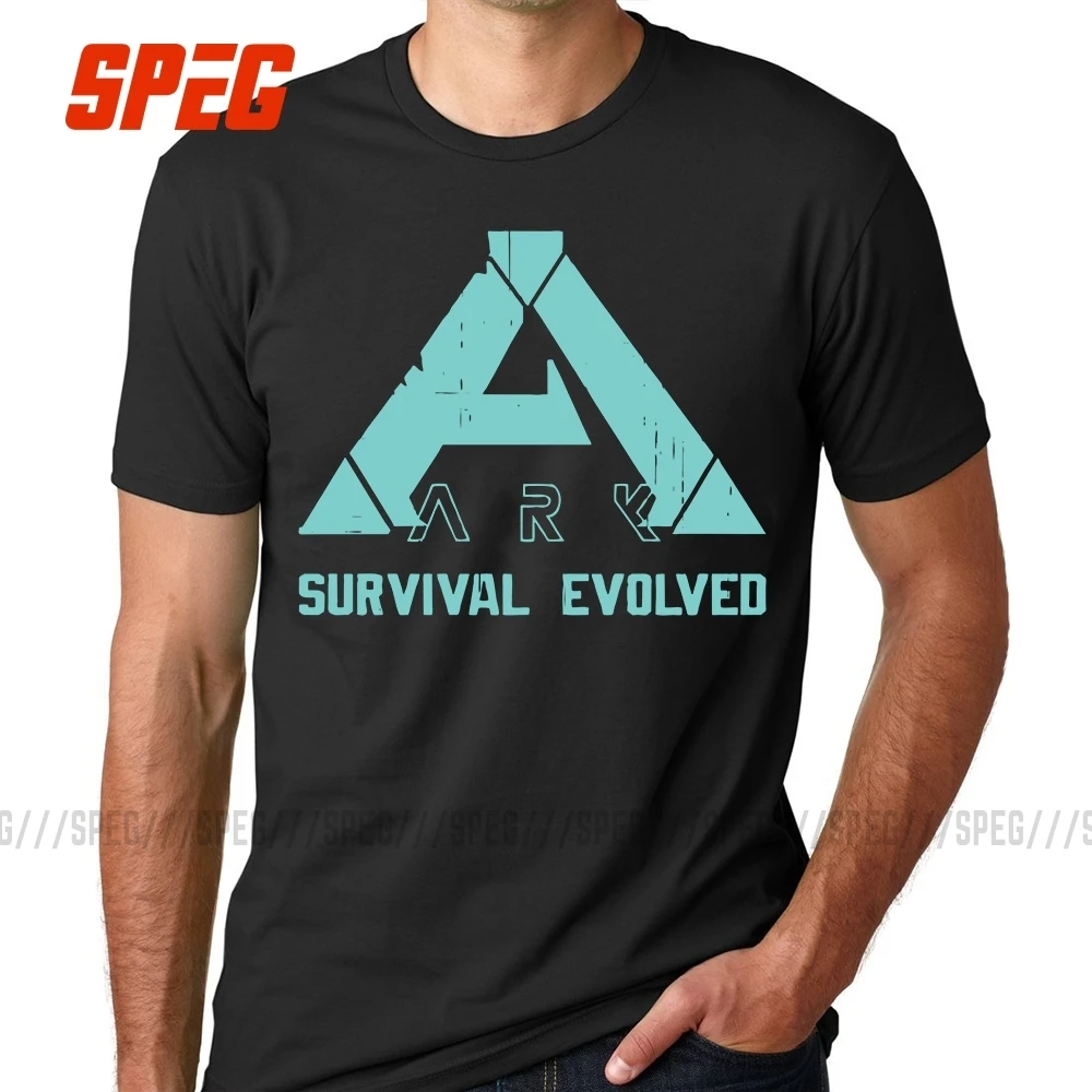 Футболки для игр Ark Survival Evolved Мужская футболка с круглым вырезом и коротким