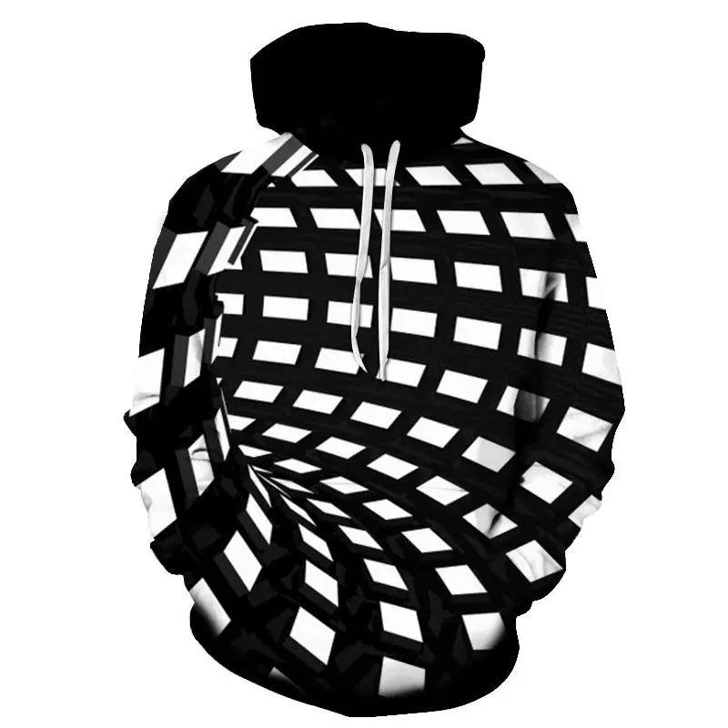 WDT009 Off White vortex напечатаны мужские свитшоты с длинными рукавами с капюшоном красочный спортивный костюм с капюшоном Повседневная Спортивная одежда hombre Толстовка - Цвет: WDT009