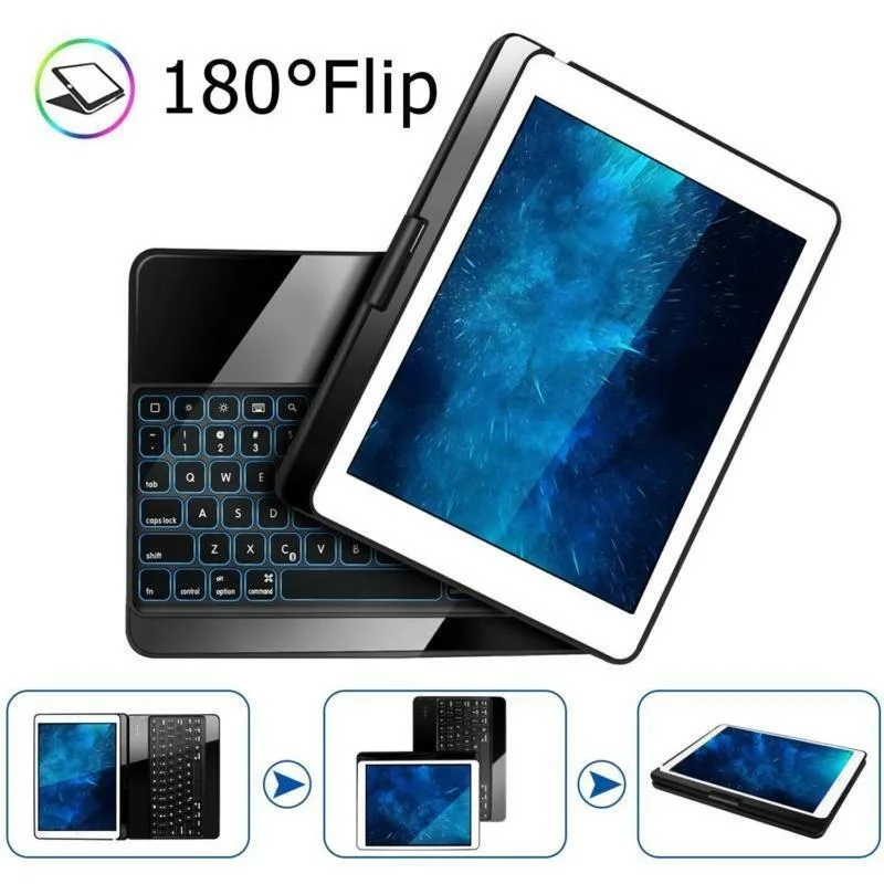 7 Colors Backlits Keyboard Case Aluminum Cover For iPad Pro 10.5" for iPad Air 1 2 Mini 1 2 3 4 Pro 9.7 Cover ipad 1 2 3 4