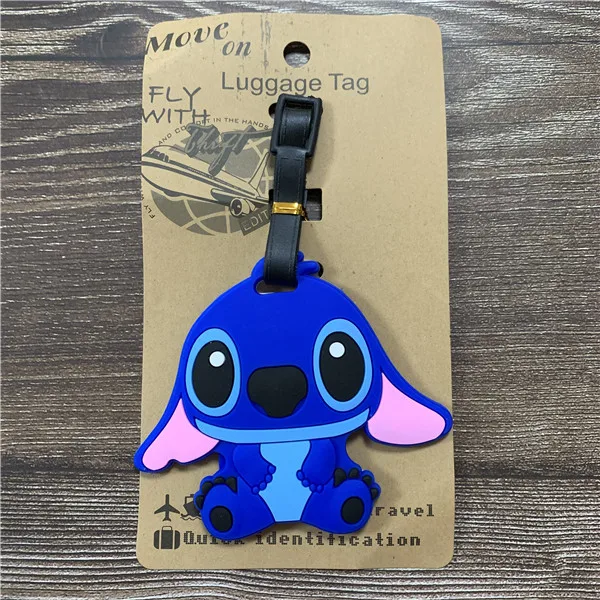 IVYYE Stitch Eeyore аниме аксессуары для путешествий багажная бирка на чемодан ID адрес портативный держатель тегов багажная этикетка Новинка - Цвет: see chart