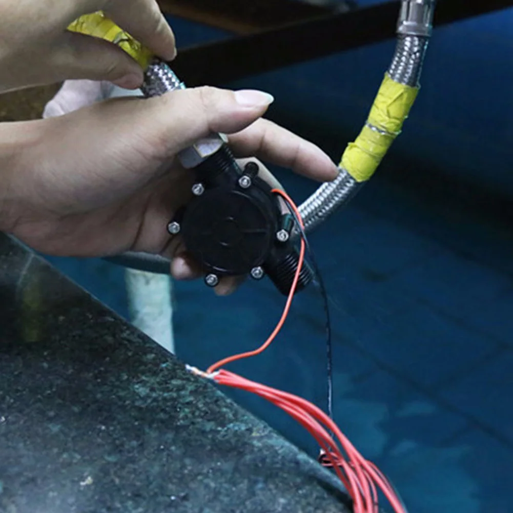 DC 80 в/12 В/5 В 10 Вт DC микро гидро nerator расход водопроводной воды гидравлический DIY Высокая мощность потока nerator двигатель