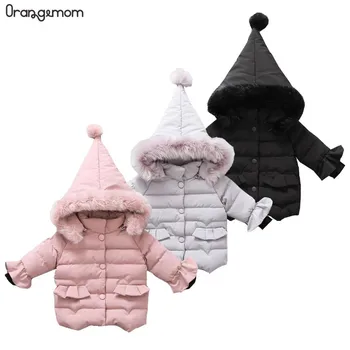 

Children Coat Baby Girl Snowsuit Winter Coats Long Sleeve Pure Color Coat Girl's Warm 2020 Outerwear Snow Jackets Toddler Boys