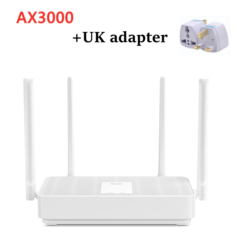 Xiaomi Redmi Router AX3000 Wifi 6 Mesh Gigabit 2.4G5.0GHz Dual-Band  Wireless Dual-core Wifi Repeater 256M Memory Home Amplifi