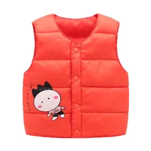 Г. Осенне-зимняя детская одежда с хлопковой подкладкой жилет с хлопковой подкладкой универсальная модная мягкая одежда для детей ростом от 90 до 130 см