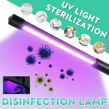 

8Leds Uv Disinfection Lamp USB Rechargeable Mobile Portable Disinfection Stick Mask Uv Light Germicidal Sterilizer MitesLamp