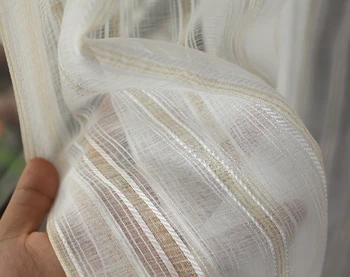 Tende moderne in tulle per soggiorno Tenda bianca a righe per camera da letto Tende per finestre per camera da letto Tende da cucina tenda per camera dei bambini 1