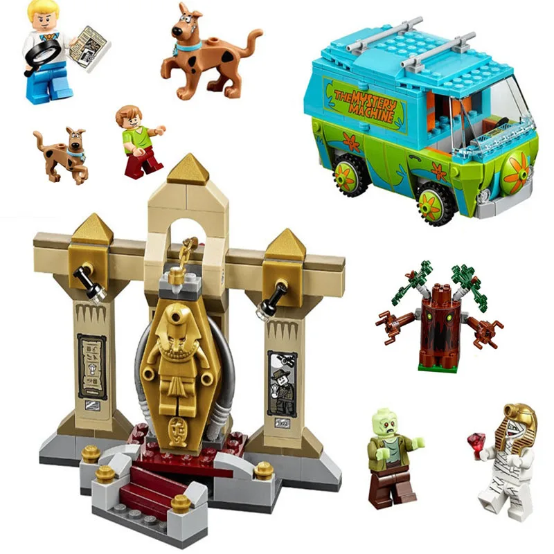 10430 y 10429 Scooby Doo Mystery Machine Bus Lepining City bloques de 10430 y 10429 Scooby Doo Mystery Machine Bus Lepining City bloques de