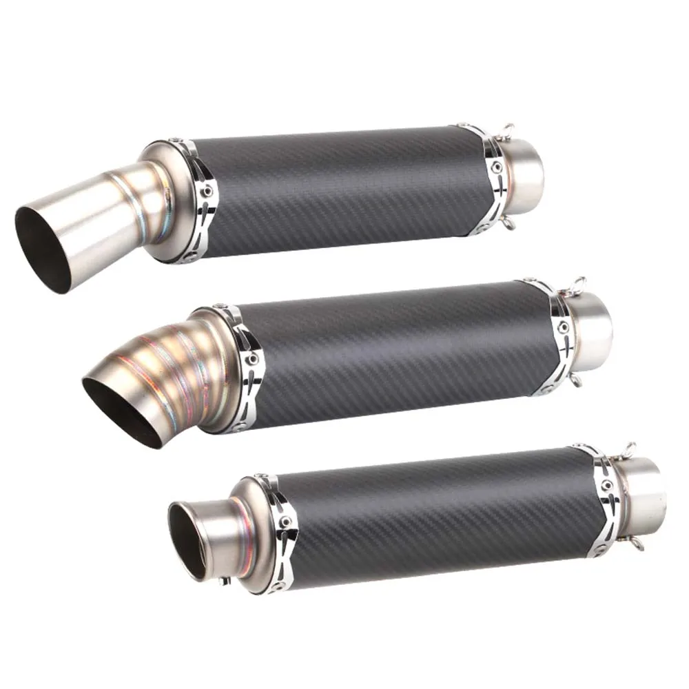 

Inlet 51mm Motorcycle Slip On Exhaust Pipe Muffler Carbon Fiber Universal for CBR300 CBR500 CB400 CBR650F CBR150 MSX125 PCX125