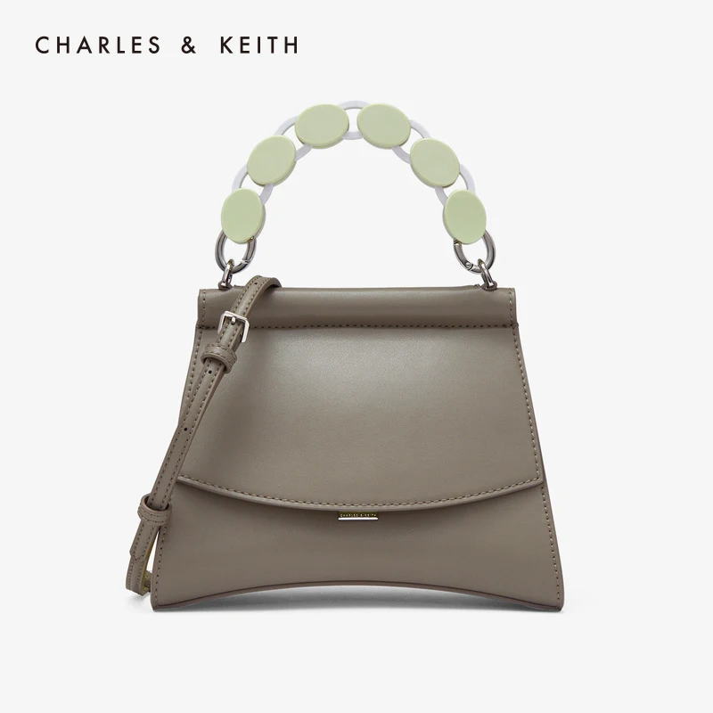 CHARLES＆KEITH Новинка на Весну 2020г. CK2 50781168 Женская сумка флип плечо с цветными