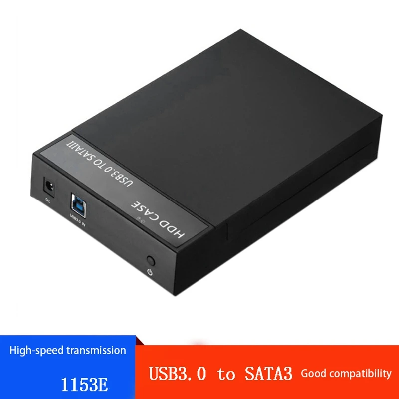 Корпус жесткого диска USB 3,0 на SATA внешний жесткий диск Док-станция для 3,5 дюймов SATA I/II/III до 12 ТБ поддержка UASP(Bla