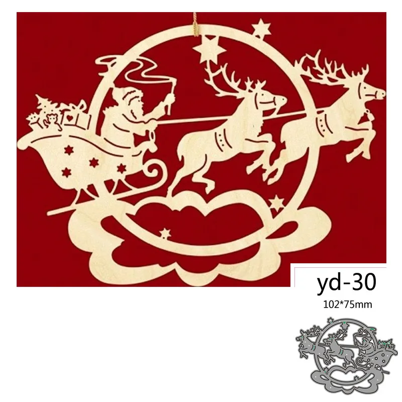 

Металлические режущие штампы, форма для вырезания, Дед Мороз, украшение, скрапбукинг, ремесленный нож, форма, лезвие, штампованные трафареты