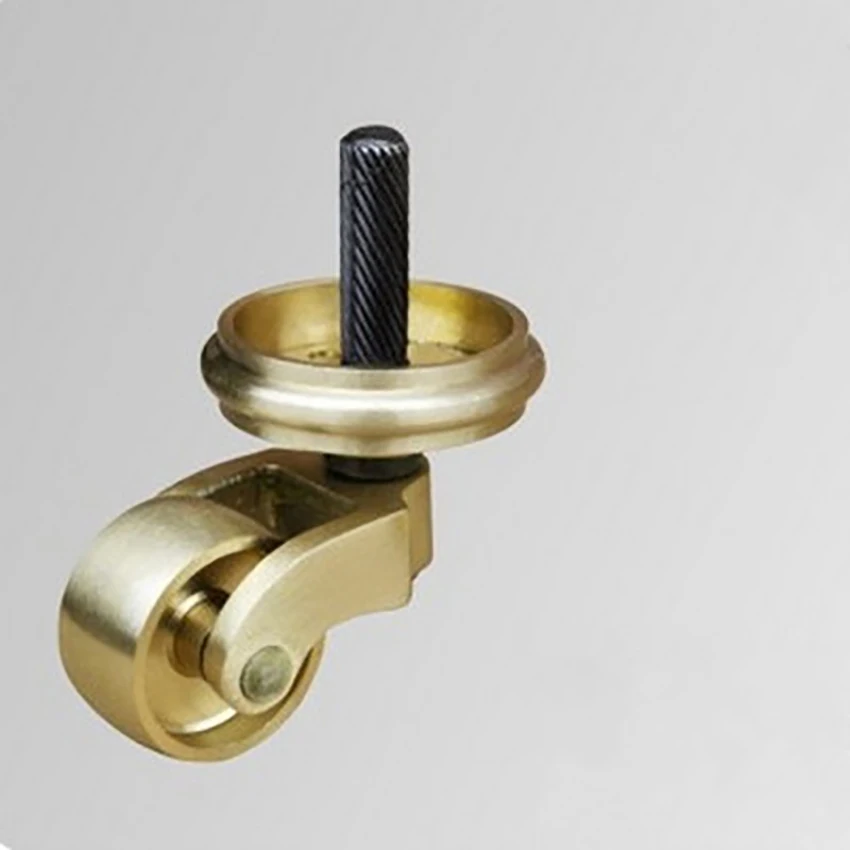 

4PCS/Lot Brass Swivel Casters, Threaded Rod Furnitures Casters Wheels for Replacement for Carts, Displays, Chairs Bed