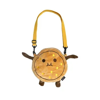 

2019 new women's shoulder bag cute cartoon plush girl handbag fashion casual Messenger bag